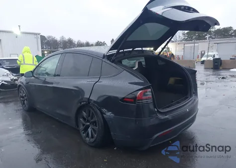 2025 Tesla Model X Long Range из США, поврежденный, VIN 7SAXCDE53SF469804